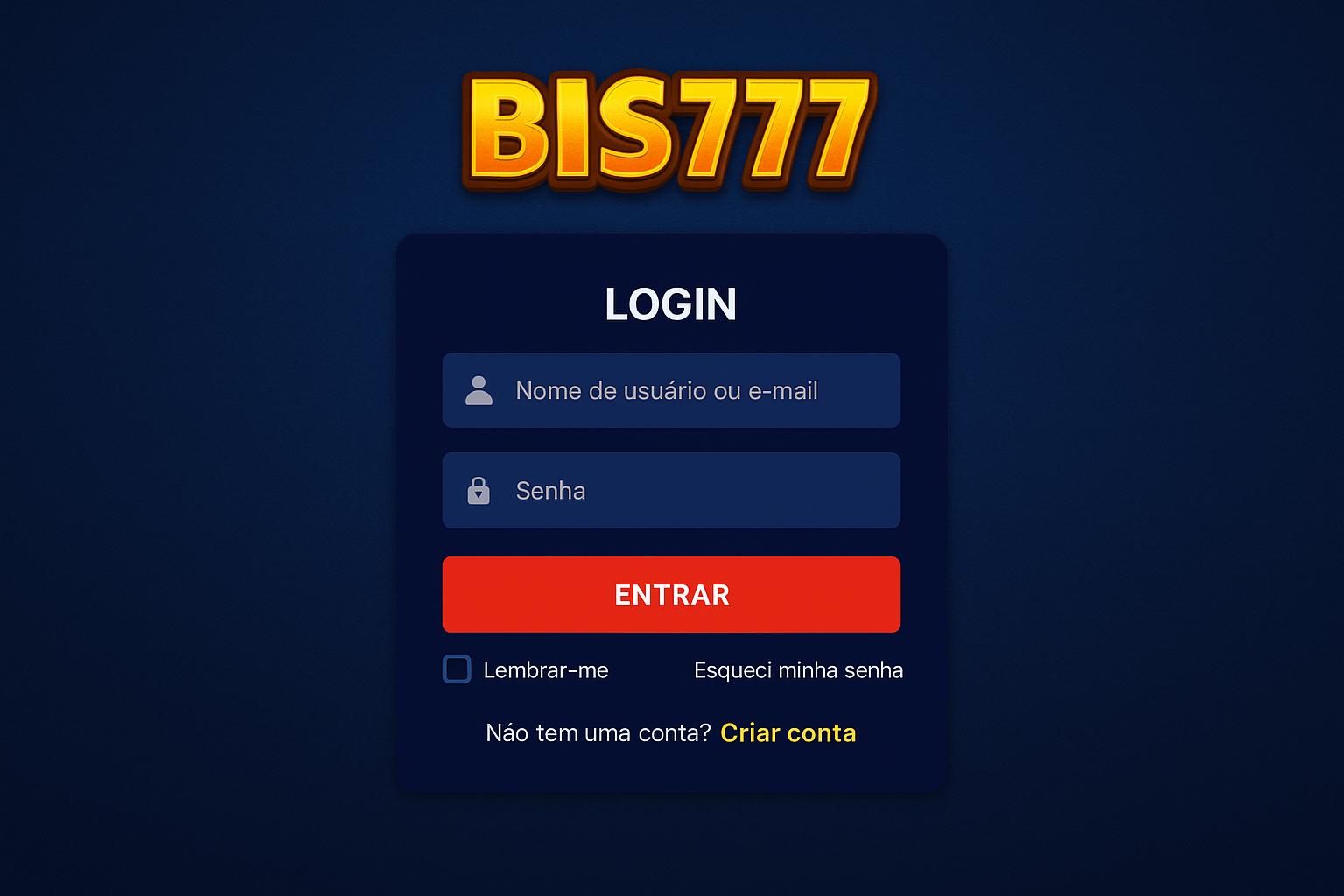 Não Perca tempo, o rRgistro na site BIS777  